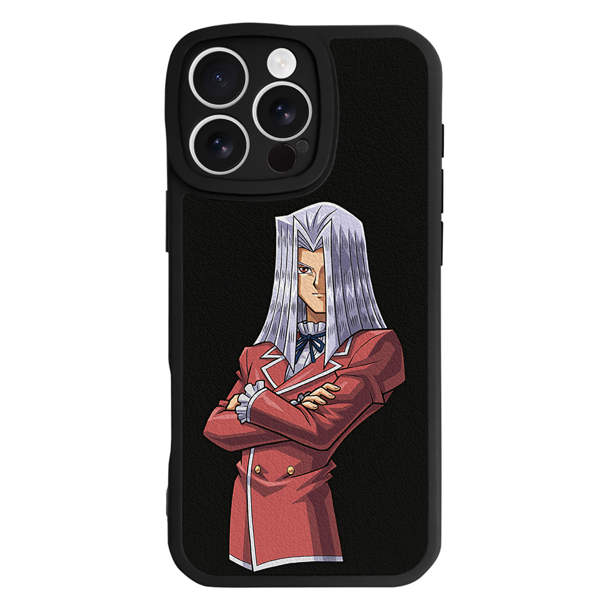 遊☆戯☆王 Yu-Gi-Oh! 【iPhone 16シリーズ対応】シリコンスマホケース（レザー調） 材質：シリコン